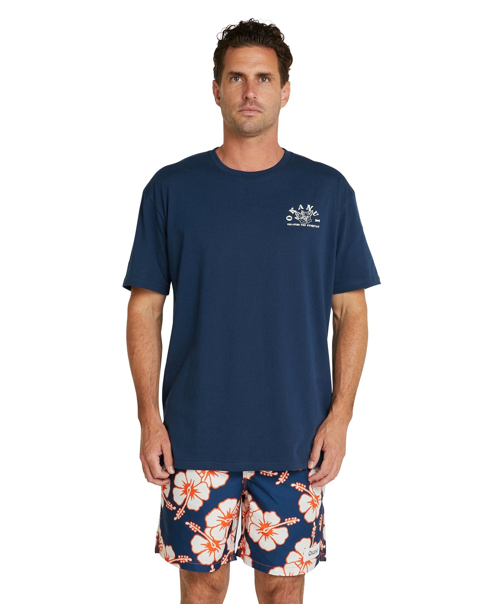 Mens - T-Shirt - Sunrise - Navy