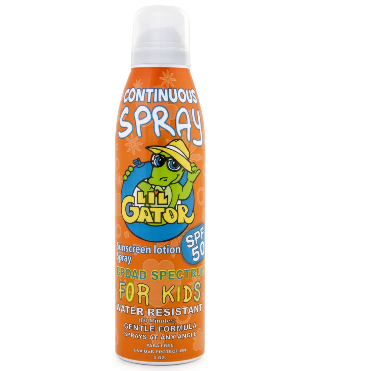 Aloe Gator Sunscreen Spray - 6oz SPF50 - Water Resistant