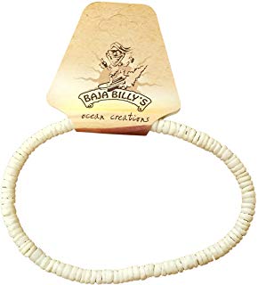 Baja Billy Classic Puka Shell Anklet, Bracelet, Necklace Vintage Pukas