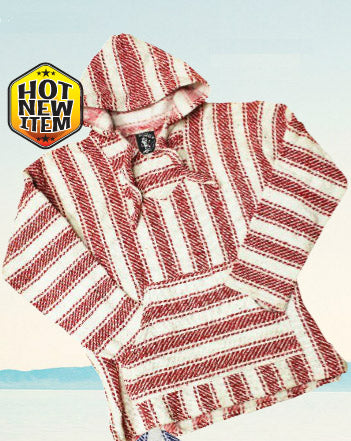 Baja Billy Mexican Baja Hoodie Ponchos - Made in Mexico