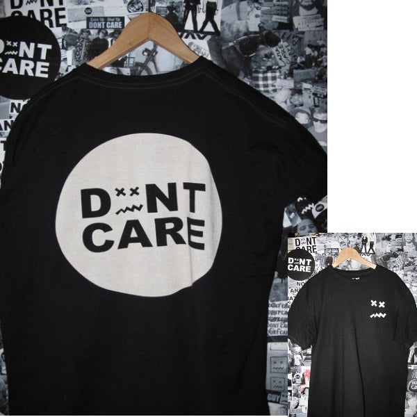 Don't Care Logo Black T-shirt