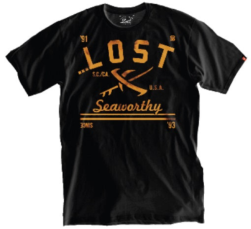 Lost Pleeb Tee Vintage Black T-shirt