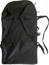 Black Bodyboard Bag - Backpack / Handle Strap