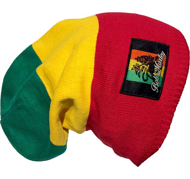 Bob Marley Rasta Slouch Beanie