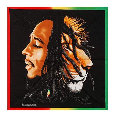Bob Marley Bandana Profile Marley Lion