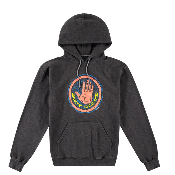 Body Glove Mens Hoodie - 80s Pullover Hand Print Logo