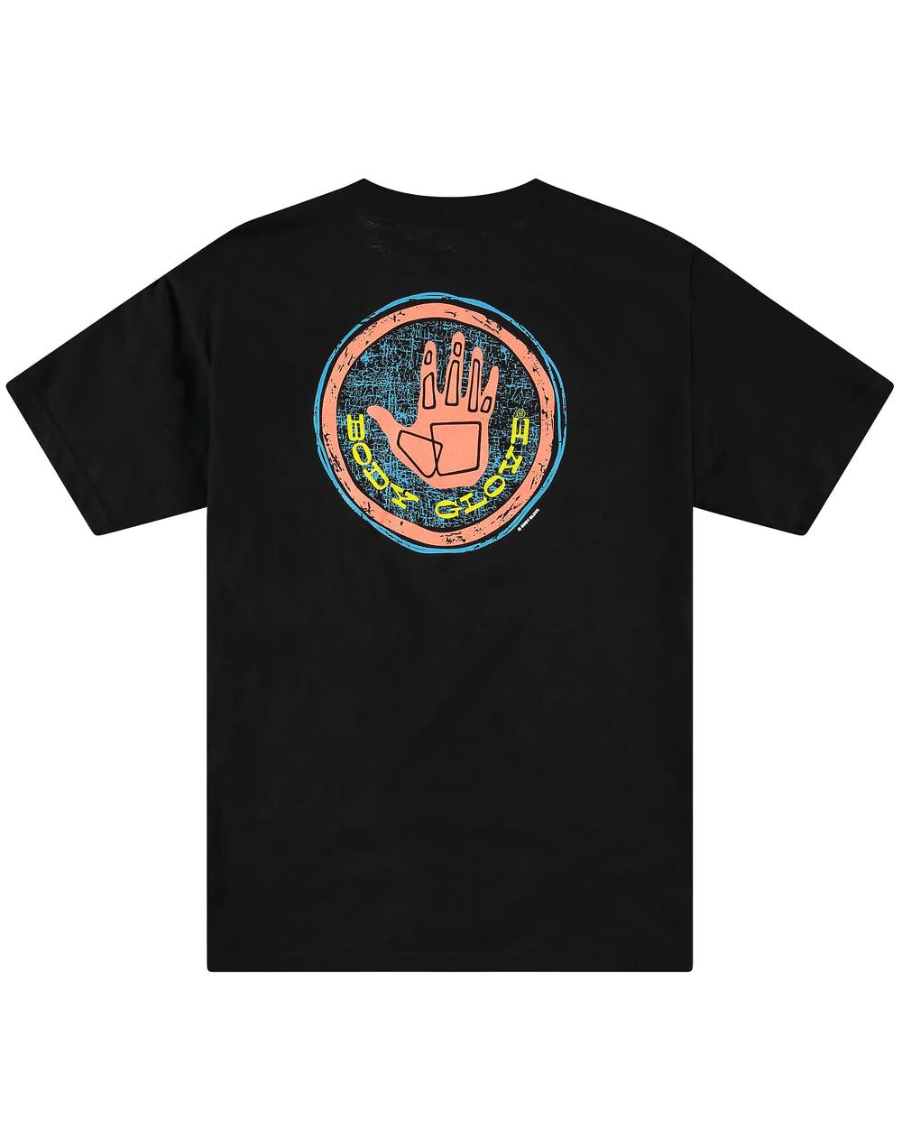 Body Glove Mens T-shirt - 80s Style Hand Print Logo