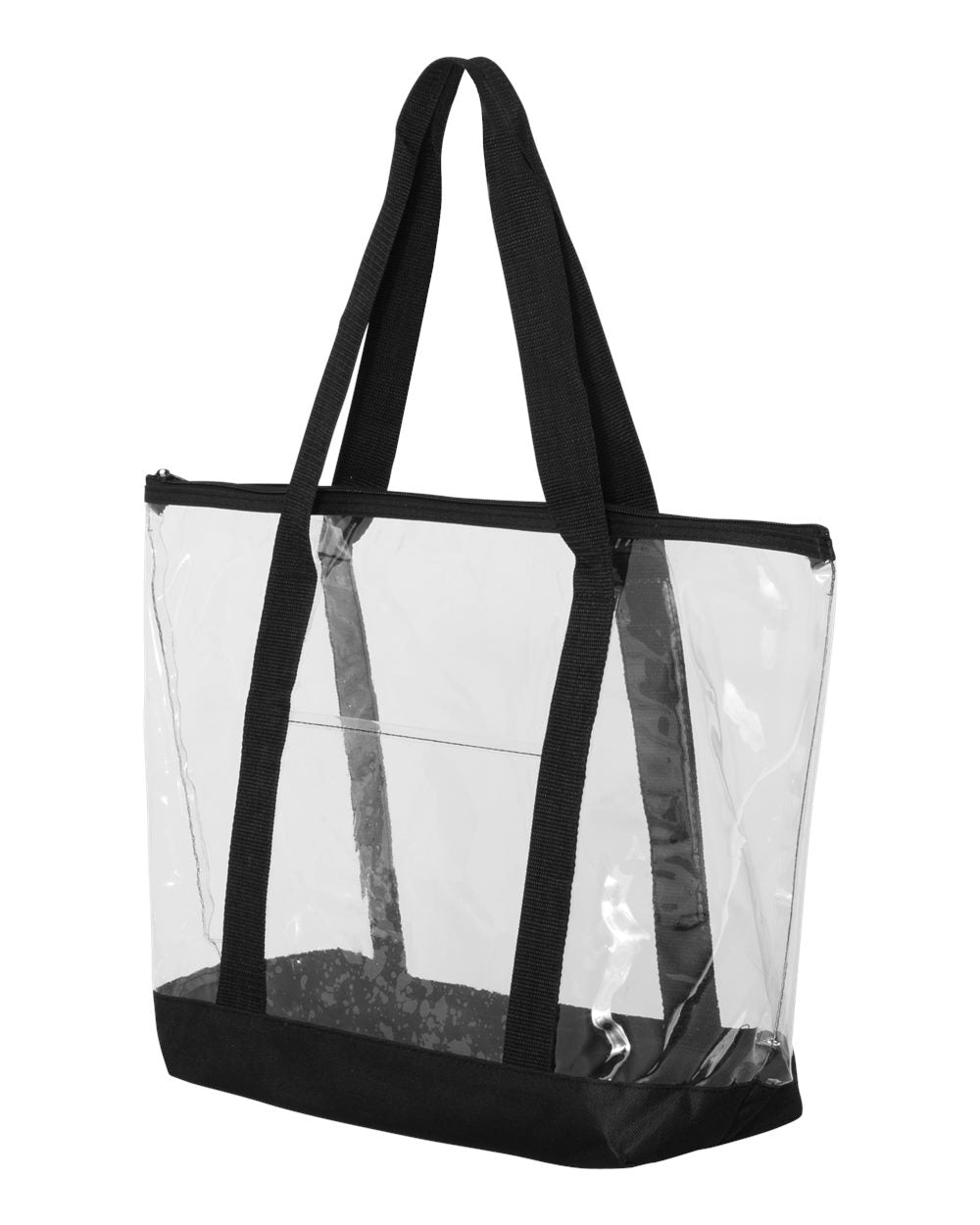 Liberty Clear Transparent Tote Bag with Pocket – Stadium TSA Travel Bag