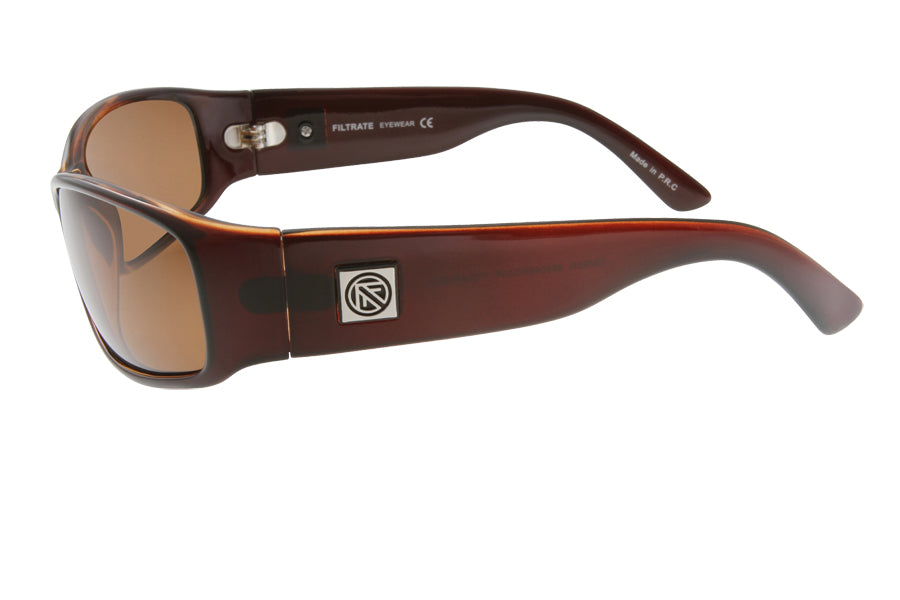 Filtrate Ember Brown Gloss//Brown Lense Sunglasses