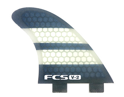 FCS V2 PC Tri Fin Set Medium Thruster Surfboad Fins