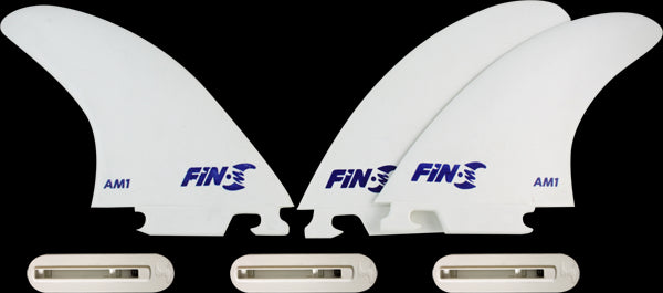 Fin-S FIN-S PRODUCTION SET AM-1 WHITE 3 fins/3 boxes