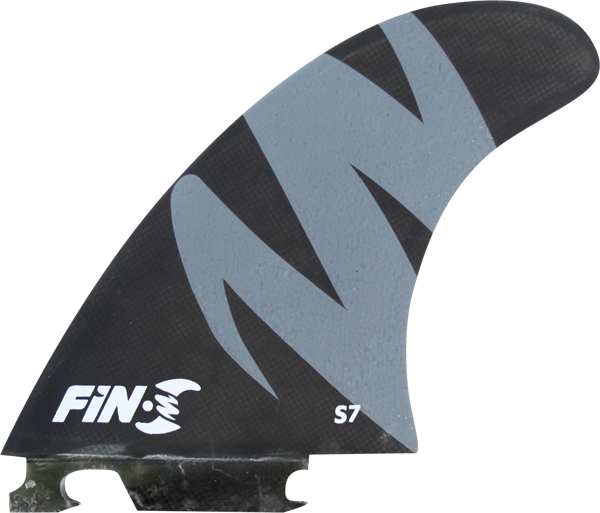 S S 7 Honeycomb Black Grey 3 Fins