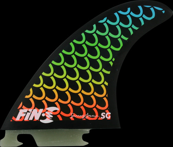 Fin-S Sg-1 Honeycomb Black/Multi 3 Fins