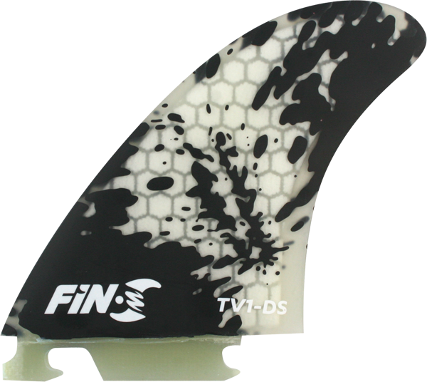 S Tv 1 Honeycomb Clear Black 3 Fins