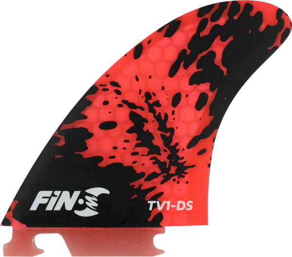 S Tv 1 Honeycomb Red Black 3 Fins