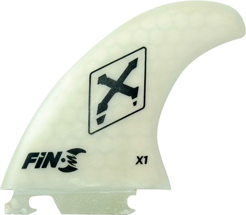 S X 1 Honeycomb White Clear 3 Fins
