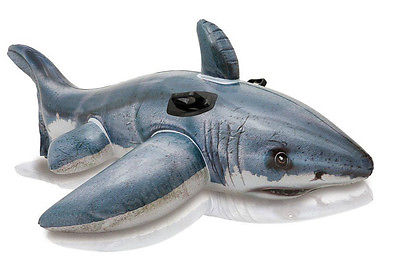 Intex Great White Shark Inflatable Ride On Pool Toy