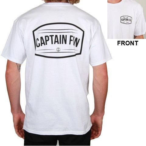 Captain Fin Co Hold Fast White T-shirt