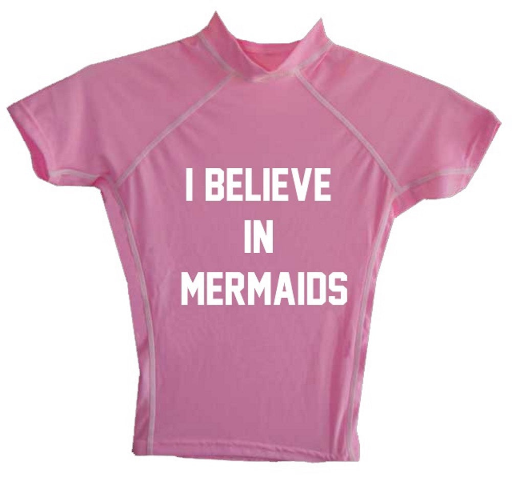 UnSponsored I Believe in Mermaids – Rash Guard Short Sleeve / Long Sleeve