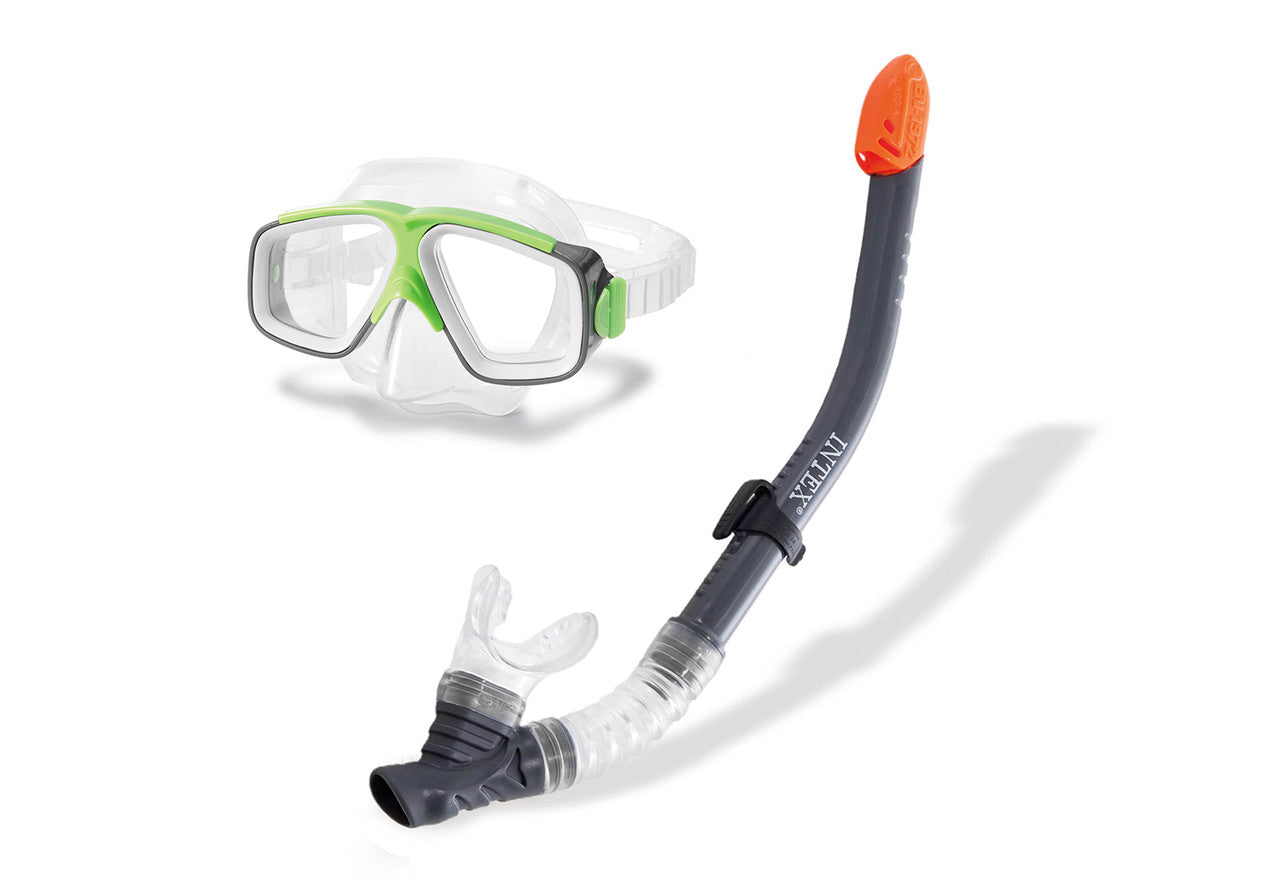Intex Swim Rider Swim and Pool Goggle Masks and Snorkel Set