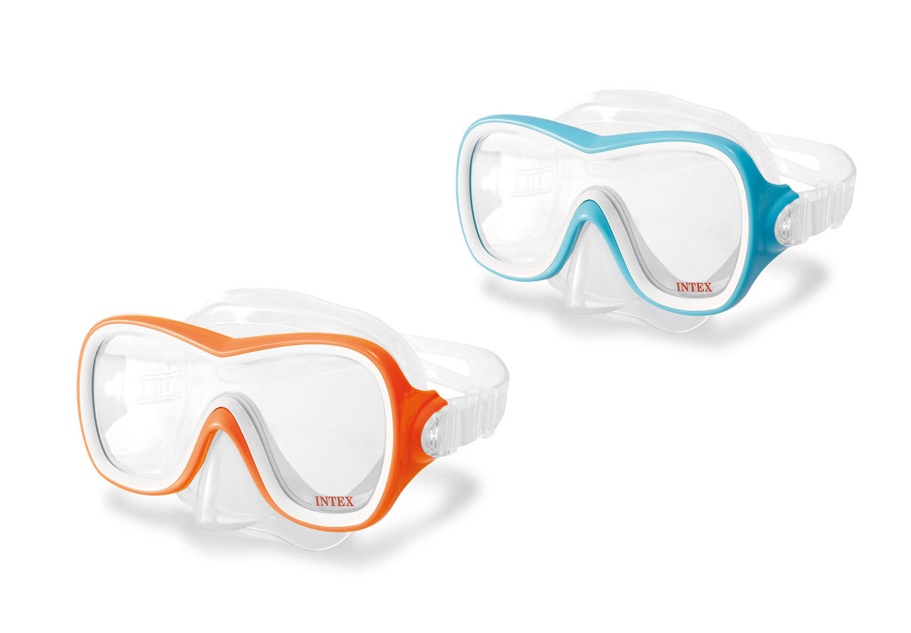 Intex Wave Rider Swim and Pool Goggle Masks (Eyes & Nose) - Latex Free