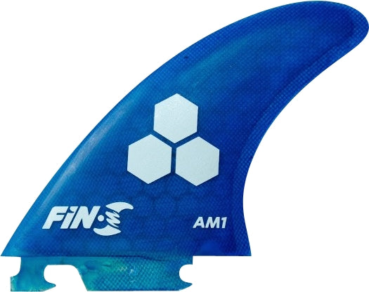 Fin-S Am-1 Honeycomb Blue 3 Fins