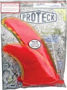 Proteck Super Flex Ffs Combo 7.0+4.5 Red/Yel Surfboard Fin