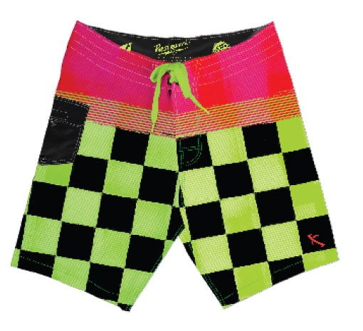 Speed Kills Lime Boardshort
