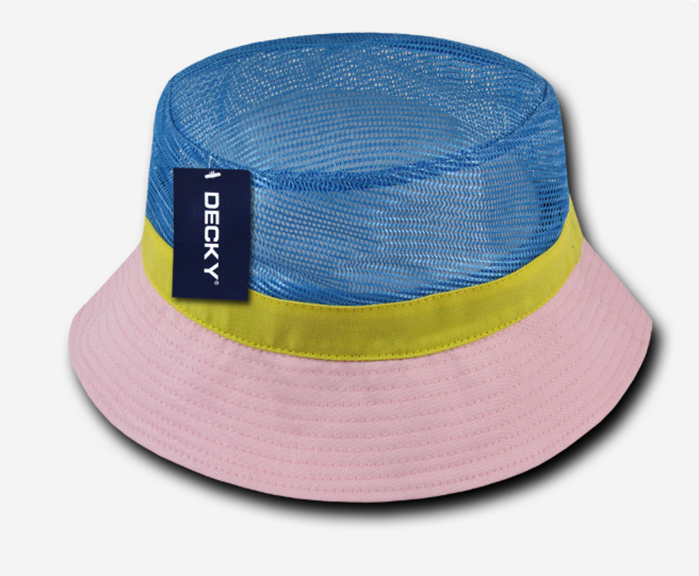 California Inc Mesh Bucket Hat - Open Mesh Top