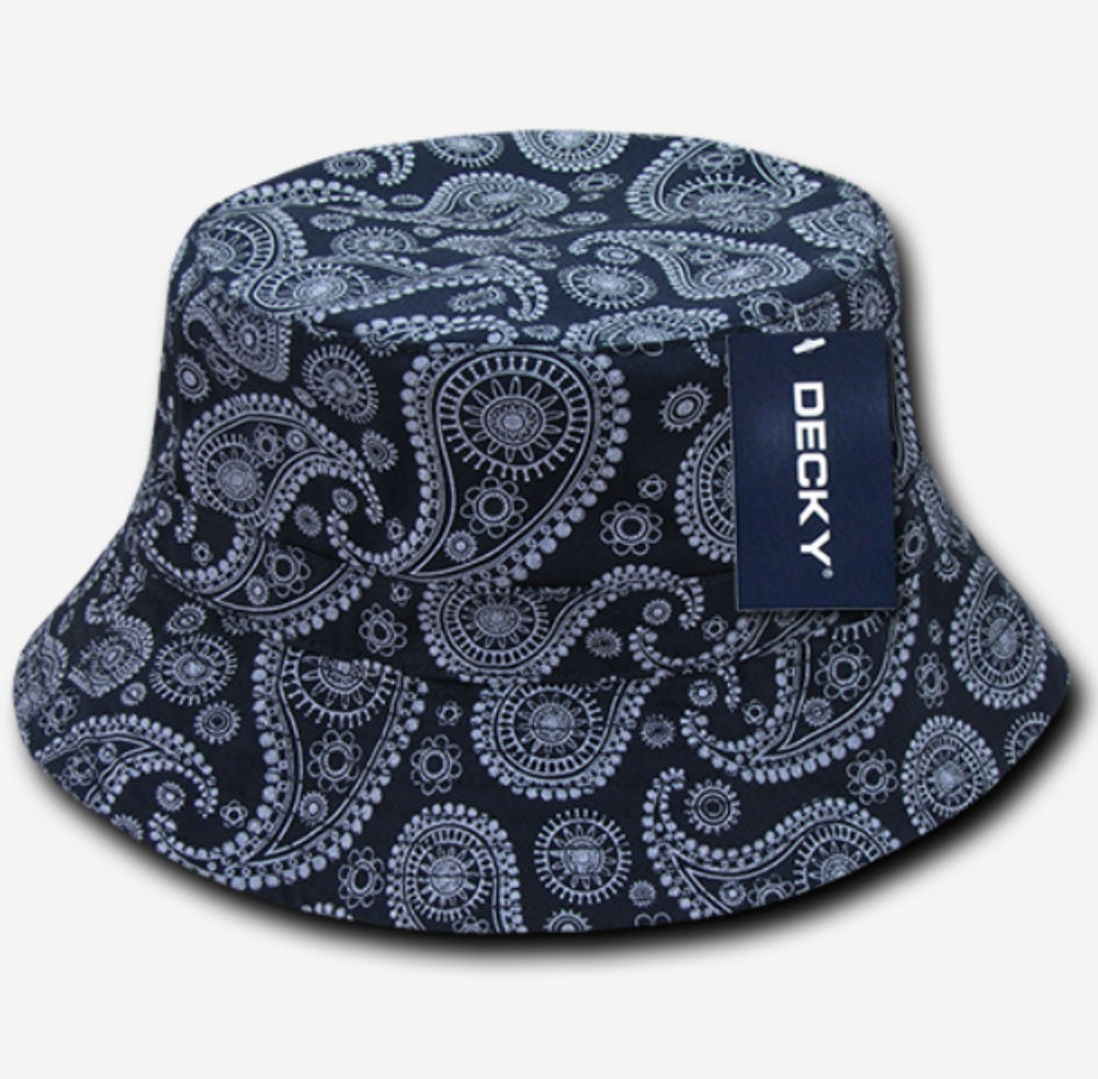 Decky Paisley Bucket Hat