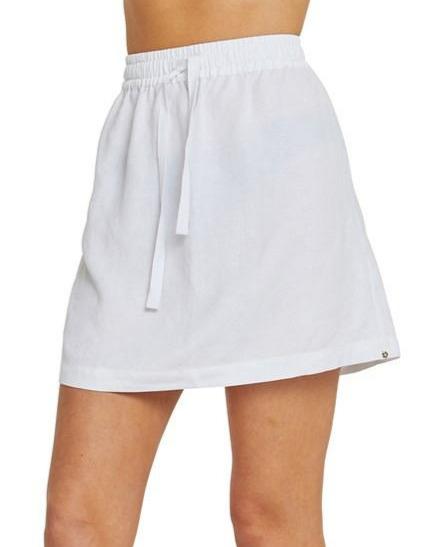 Womens - Skirt - Beach Skirt - White