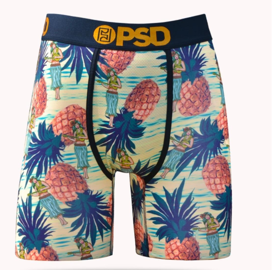 PSD Boxer Briefs Underwear Pineapple Hula (E11911053)