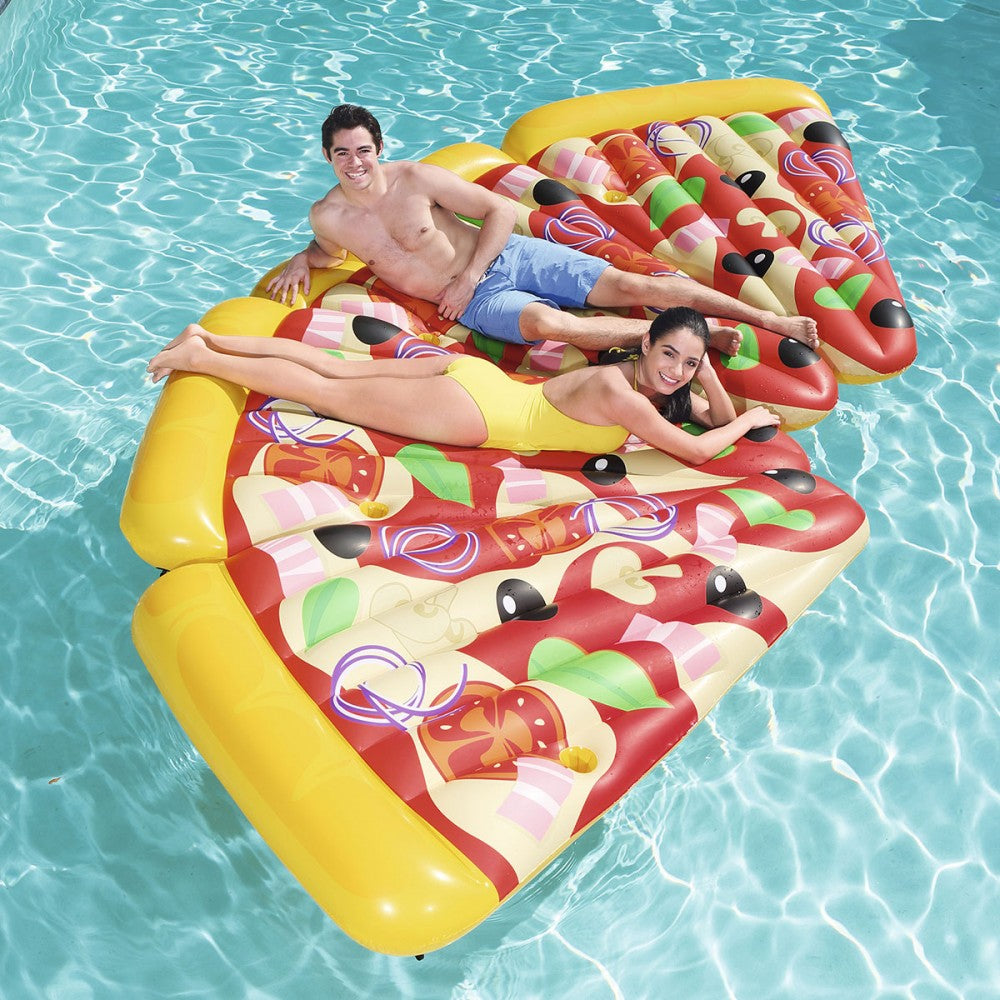 Best Way Inflatable Pizza Slice Pool Toy - Connect Slices!