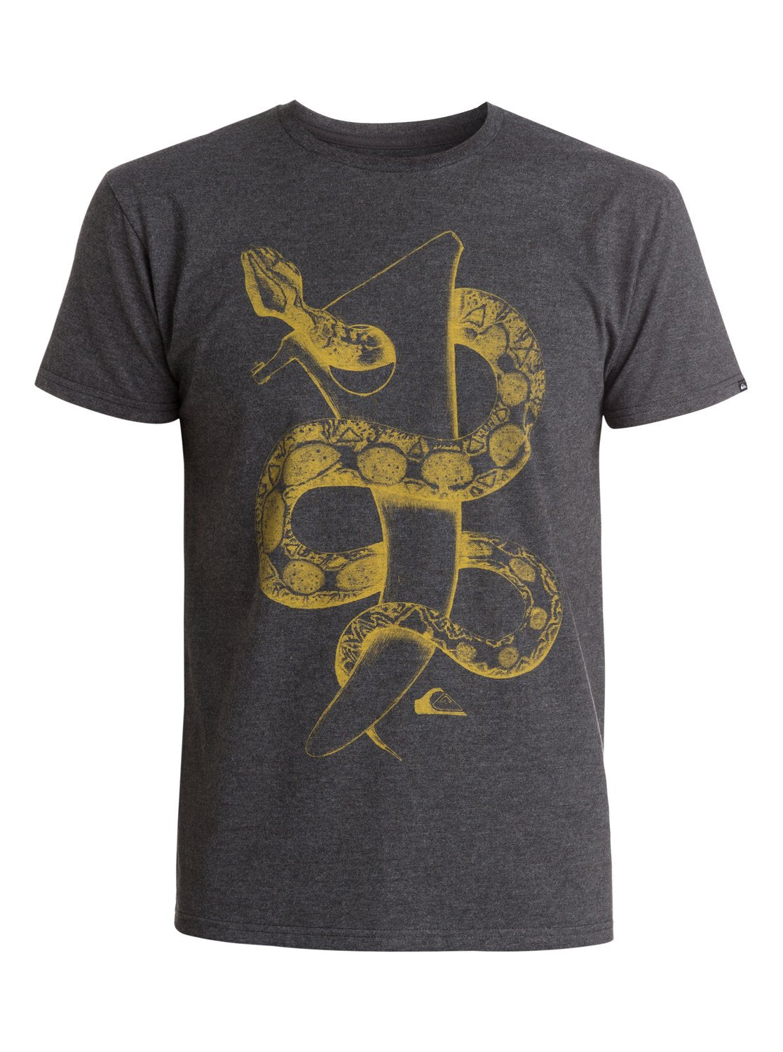Quiksilver Snake Fined Fin Grey Charcoal T-shirt