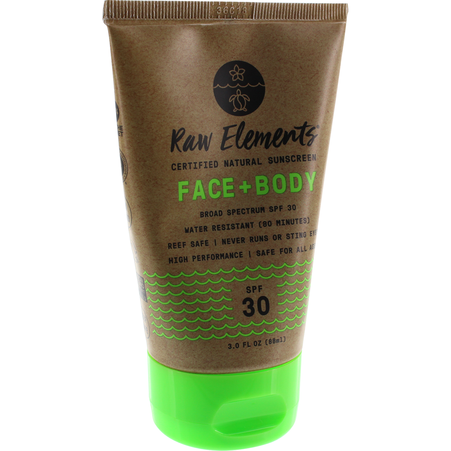 Raw Elements Eco Formula Lotion Spf 30 Sunscreen