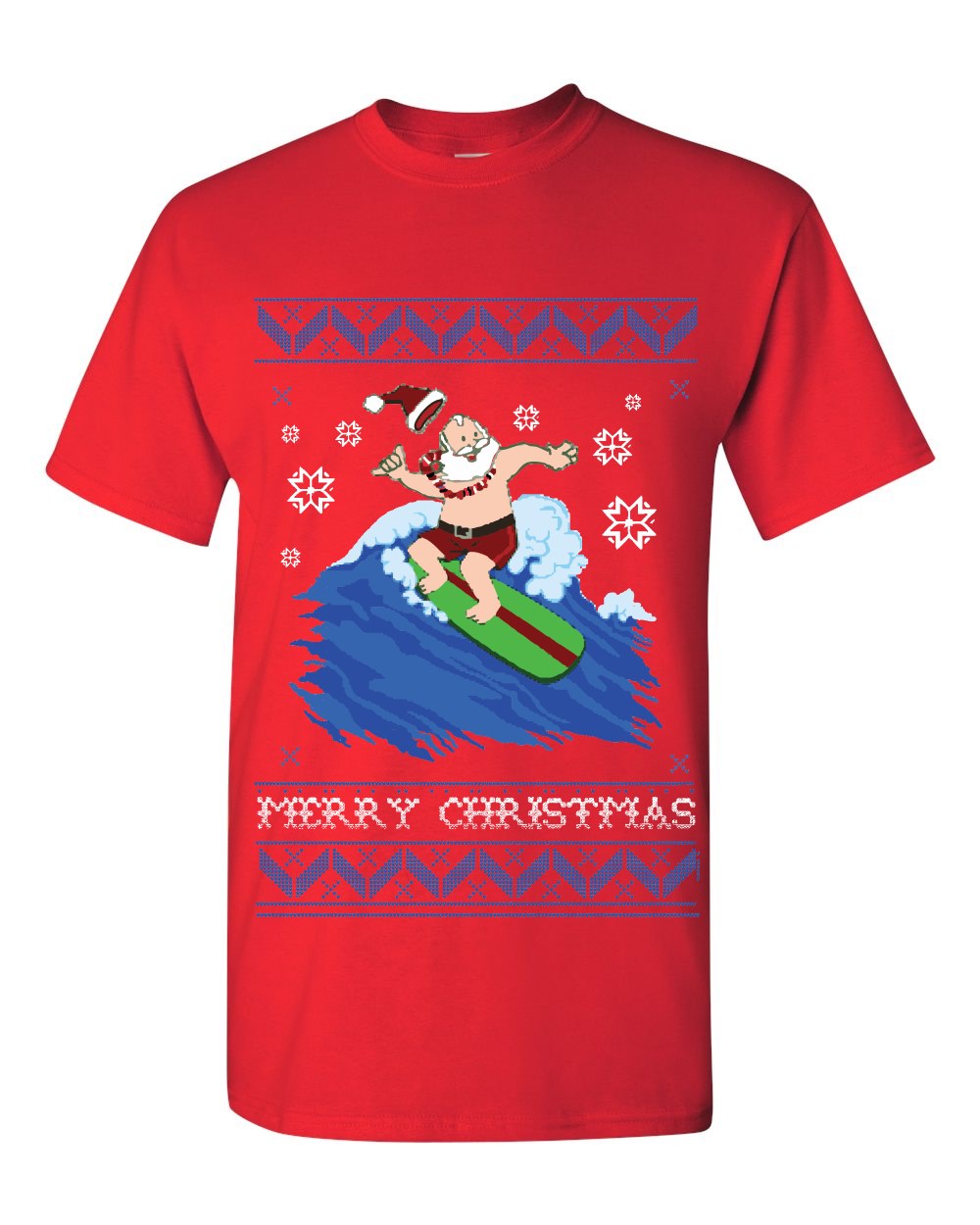 BORD Apparel Surfing Ugly Christmas T-shirt