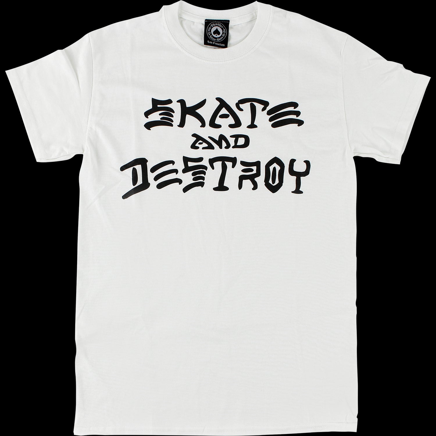 Thrasher Skate & Destroy T-shirt Black/White