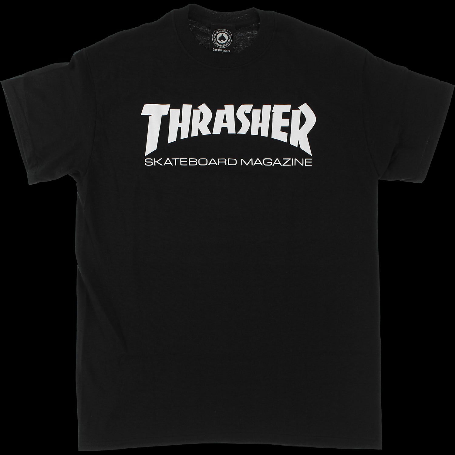 Thrasher shirt black and hot sale white