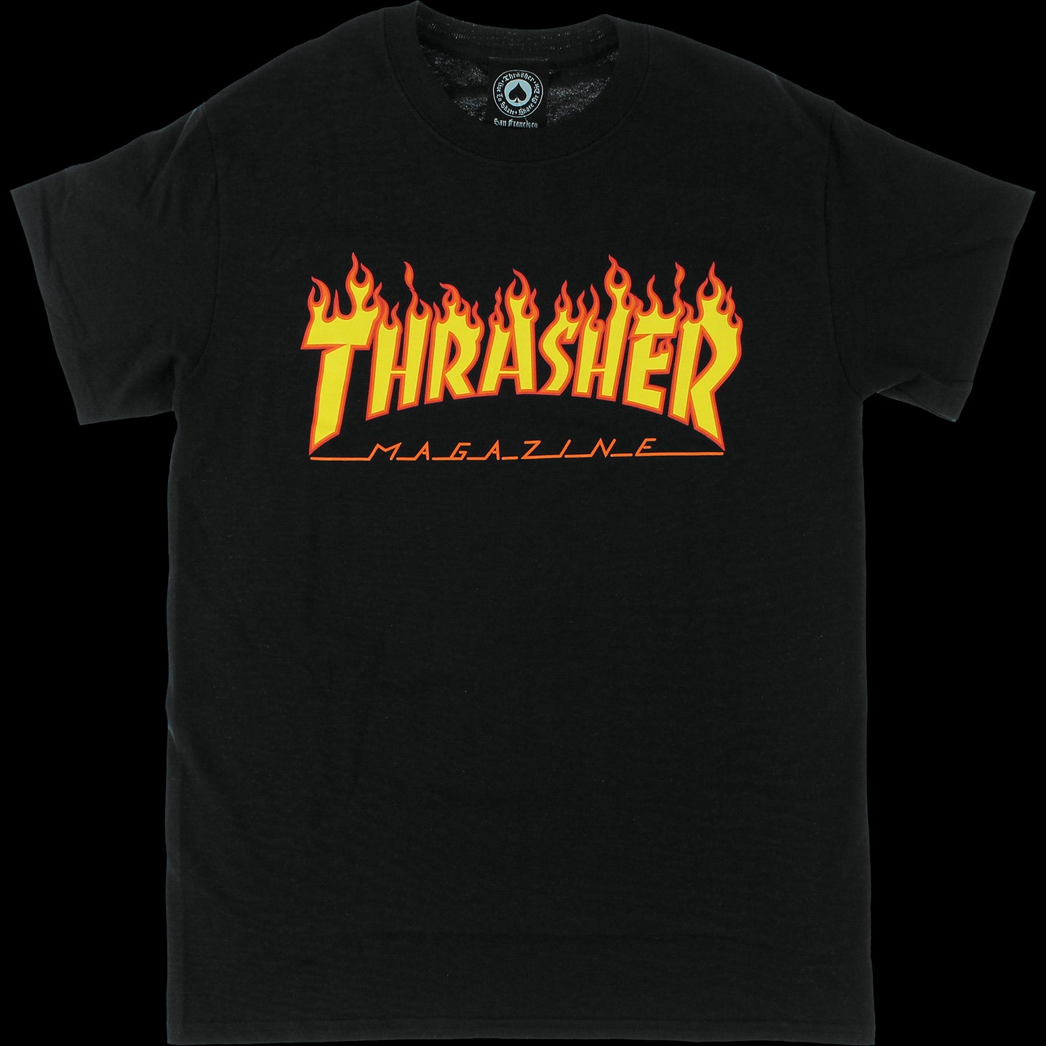Thrasher Flame Logo - Black or White T-shirt Authentic
