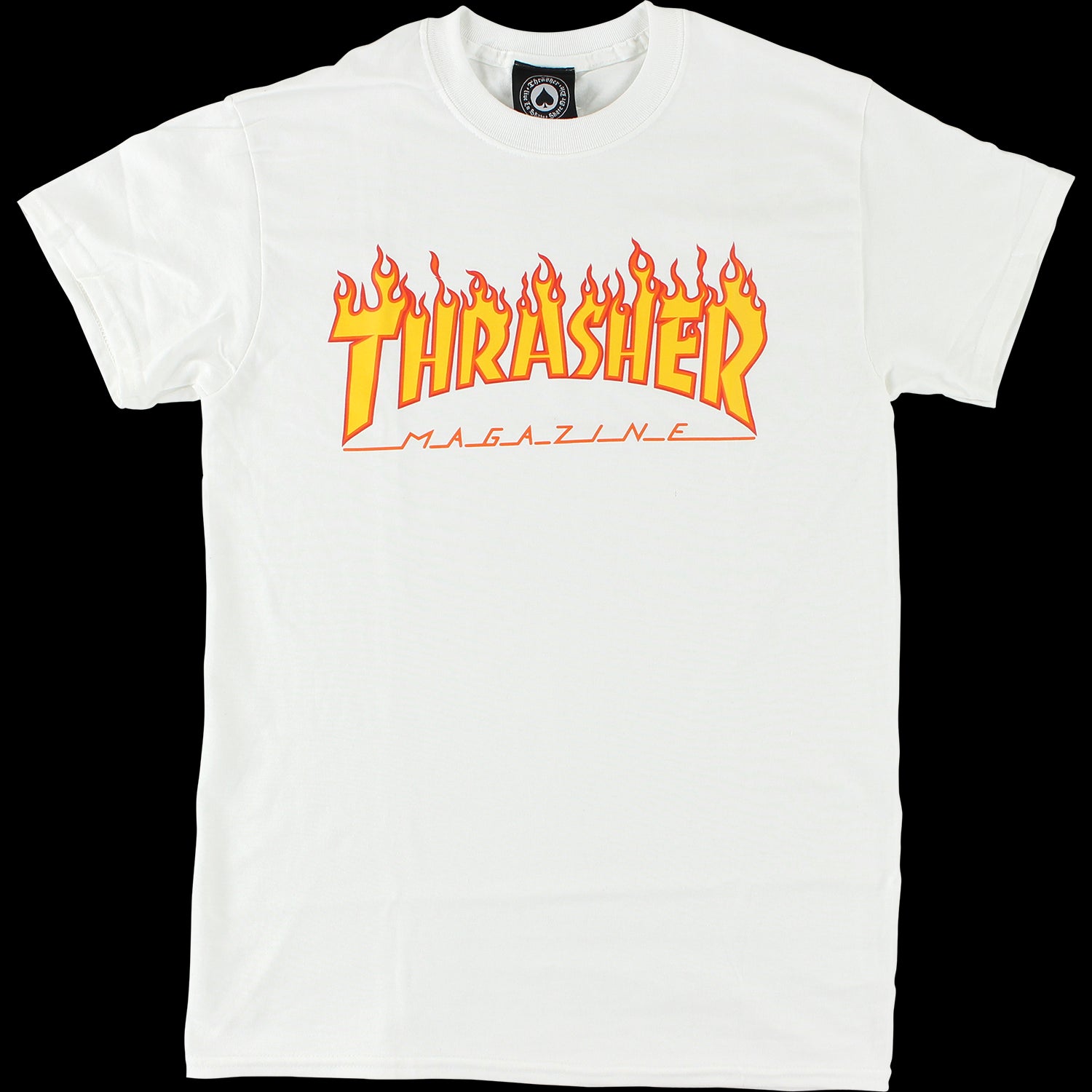 Thrasher Flame Logo - Black or White T-shirt Authentic